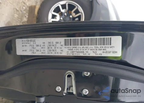 2017 Ram 1500 Rebel 4X4 5'7 Box from USA, damaged, VIN 1C6RR7YT9HS539938